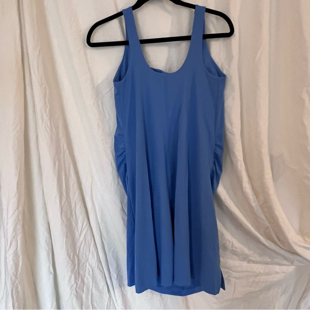 Maternity Old Navy blue sleeveless powersoft mini skort dress size s